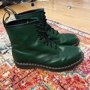 Dr Martens AirWair Green Boots